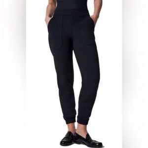 SPANX Black Jogger Pants Size M